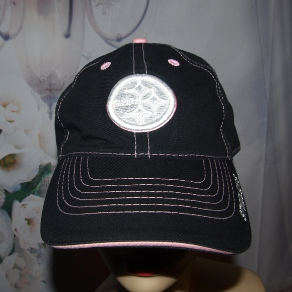 NFL Accessories - Pittsburgh Steelers Women's Hat Pink Pinstripes